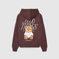 Women's Hoodie with teddy bear print