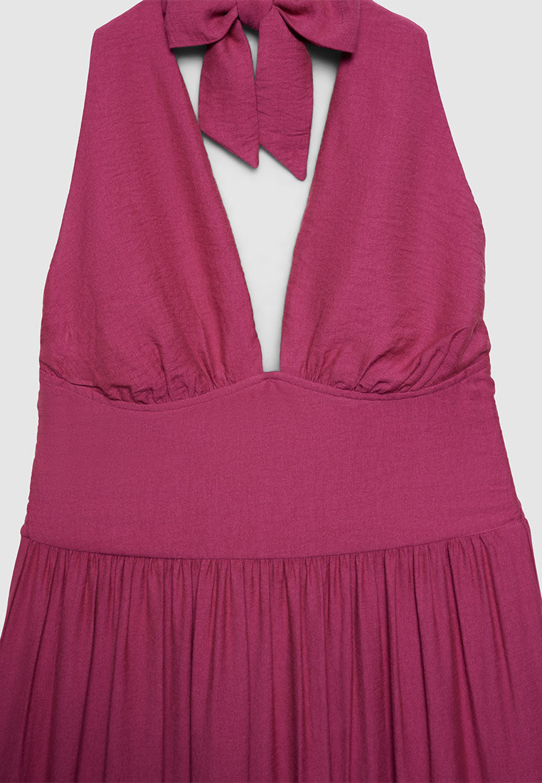 Women's Halter Maxi Dress