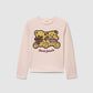 Teddy Bear Chenille Patch T-Shirt for Girls