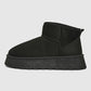 Women's Suede-Effect Platform Ankle Boots