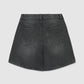 Women's Washed High-Waist Denim Shorts