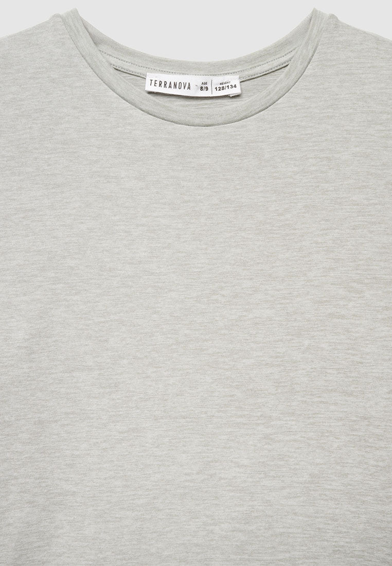 Kids' Essential Crew Neck Tees ( Pack of 3) for Girls