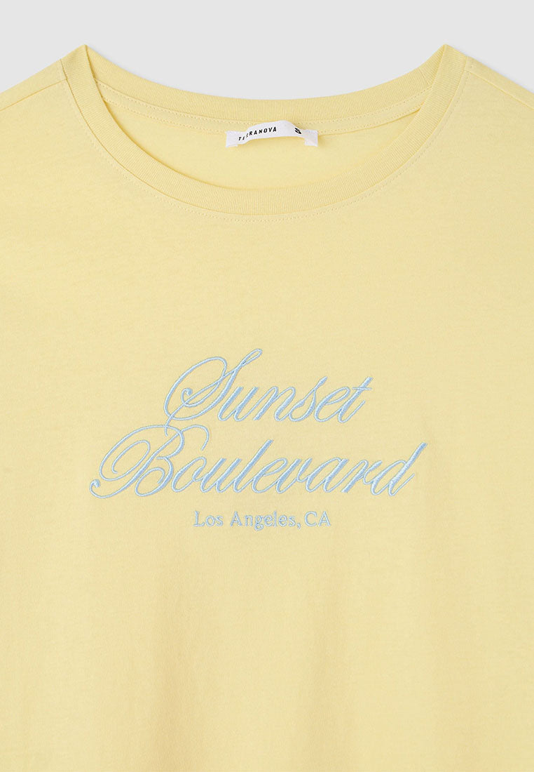 Women's Sunset Print T-shirt