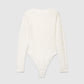 Women's Long-sleeved lace Bodysuit