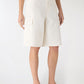 Women's Above the Knee Wide Shorts with 6 Pocket