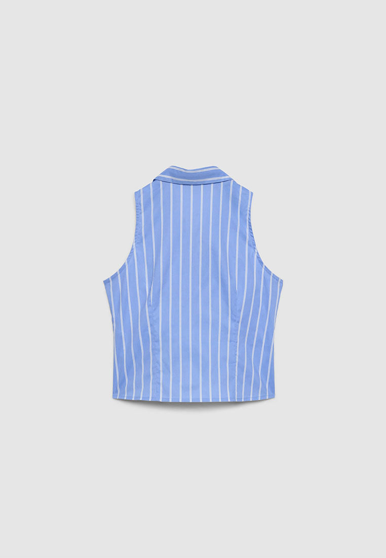 Women's Striped Short Sleeve Shirt