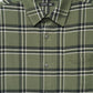 Men's Long-sleeved checked shirt with chest pocket