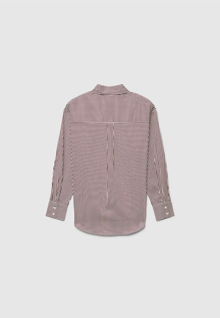 Women's Classic Blue Striped Shirt