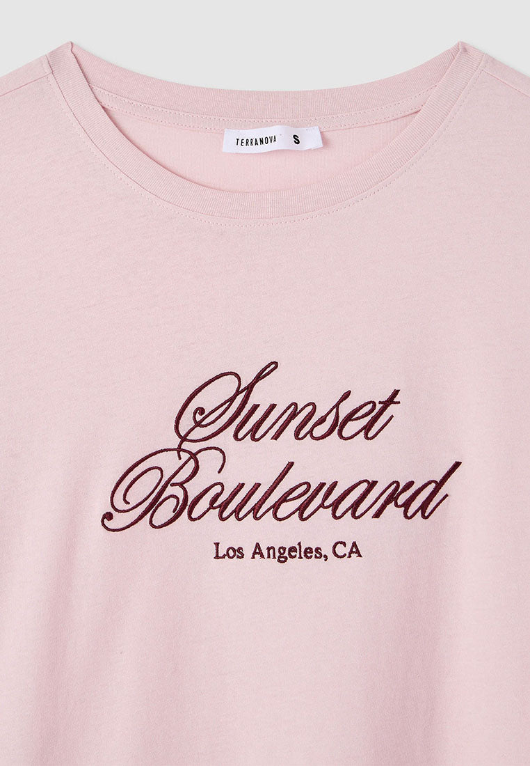 Women's Sunset Print T-shirt
