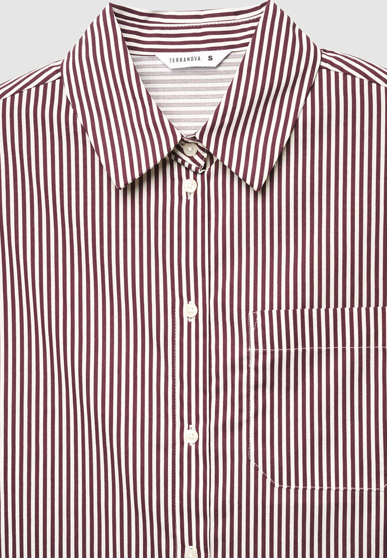 Women's Classic Blue Striped Shirt