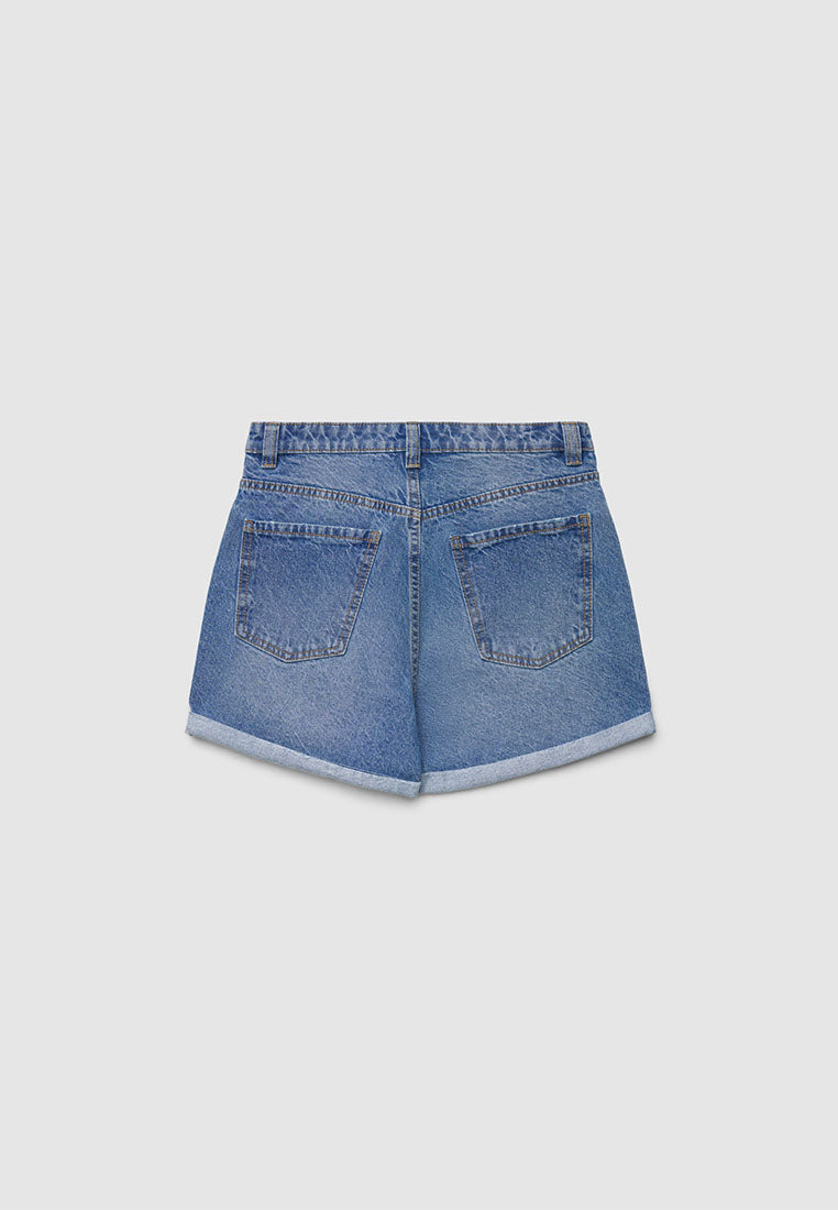 Women's Mom Jeans Shorts