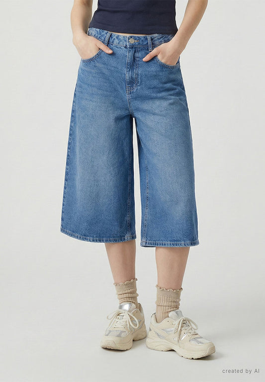 Women's Loose-fit Denim Shorts