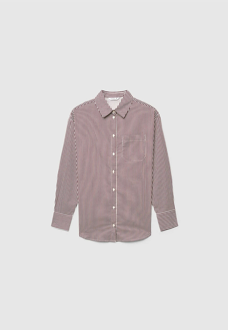 Women's Classic Blue Striped Shirt