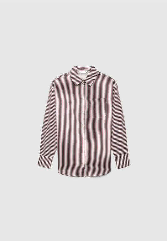 Women's Classic Blue Striped Shirt