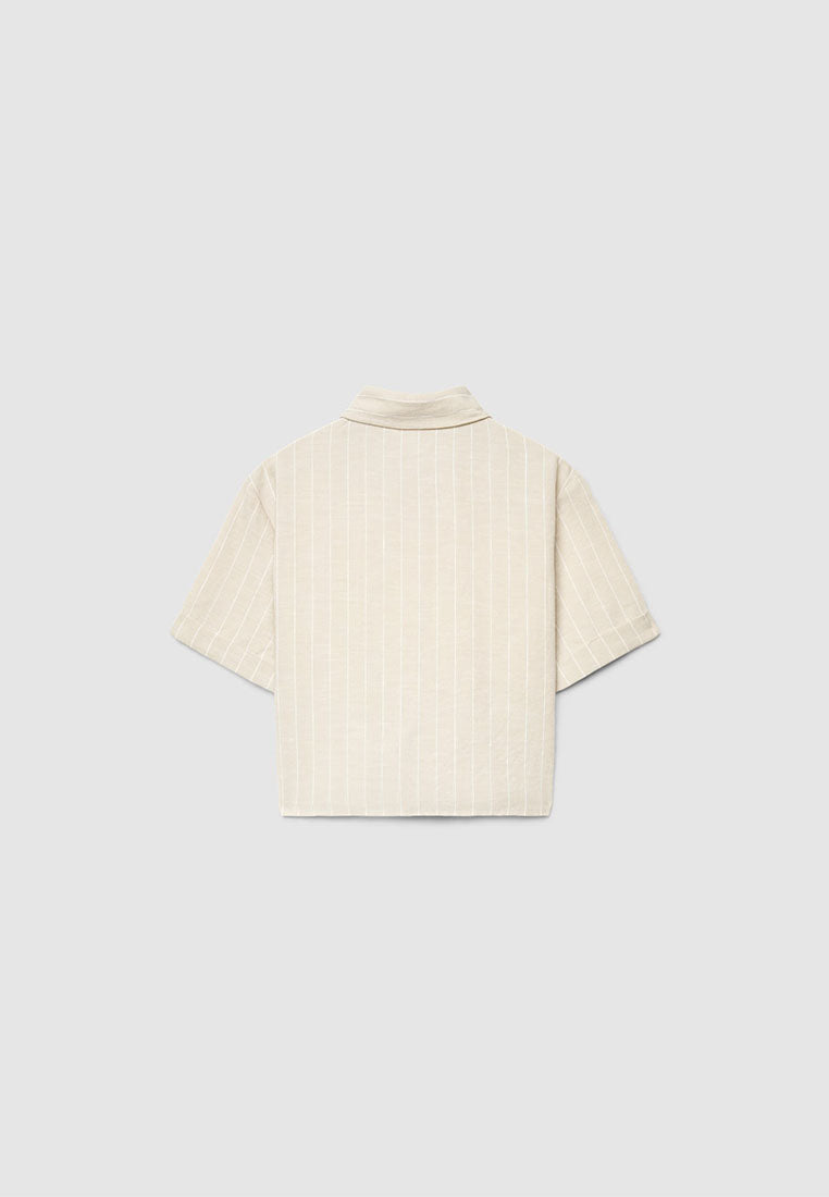 Women's Short Sleeve Patterned Shirt