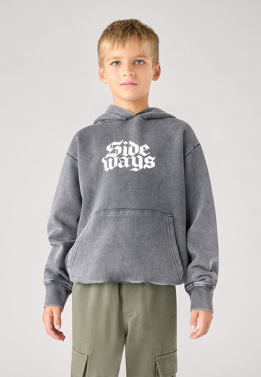 Hoodie with gothic print for Boys