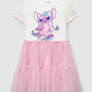 Stitch Print Tulle Tutu Dress