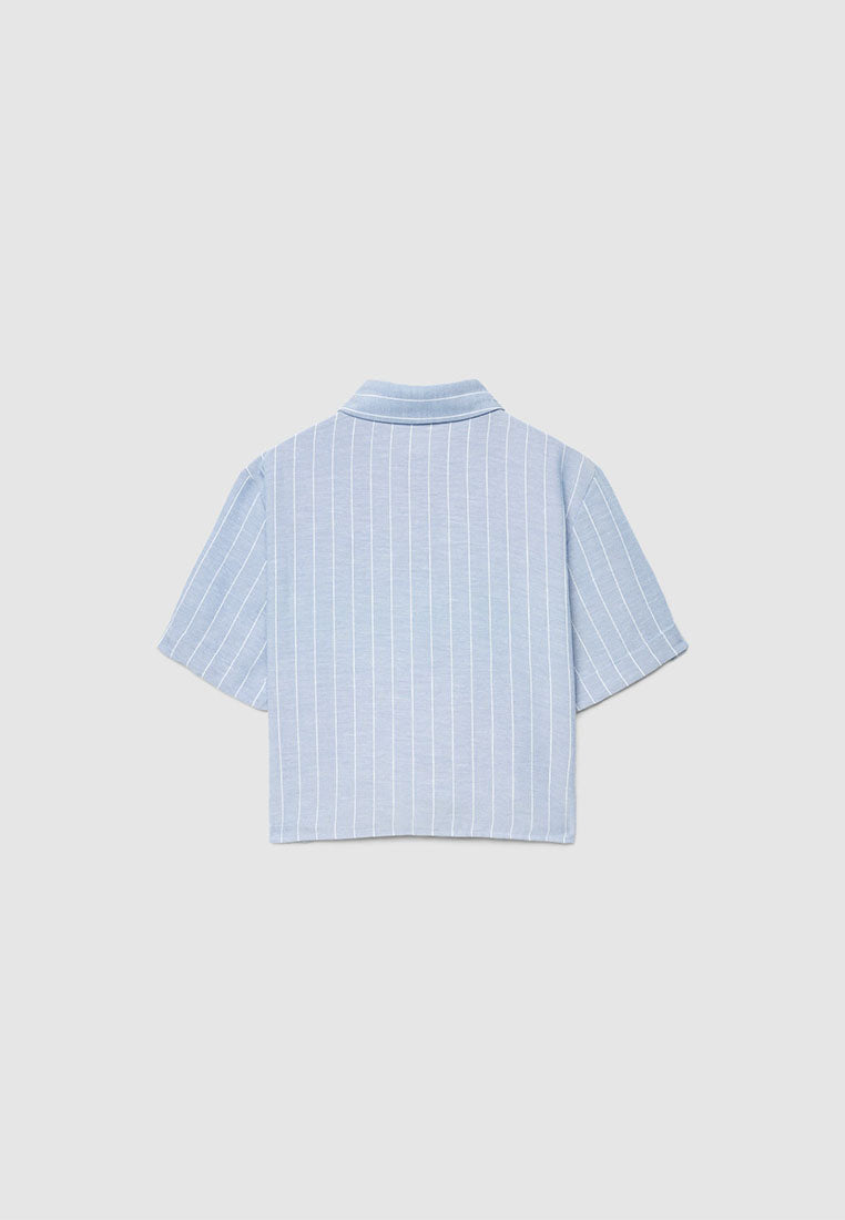 Women's Short Sleeve Patterned Shirt