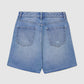 Women's Ripped Denim Bermuda Shorts