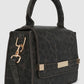 Women's Handbag with animal print shoulder strap