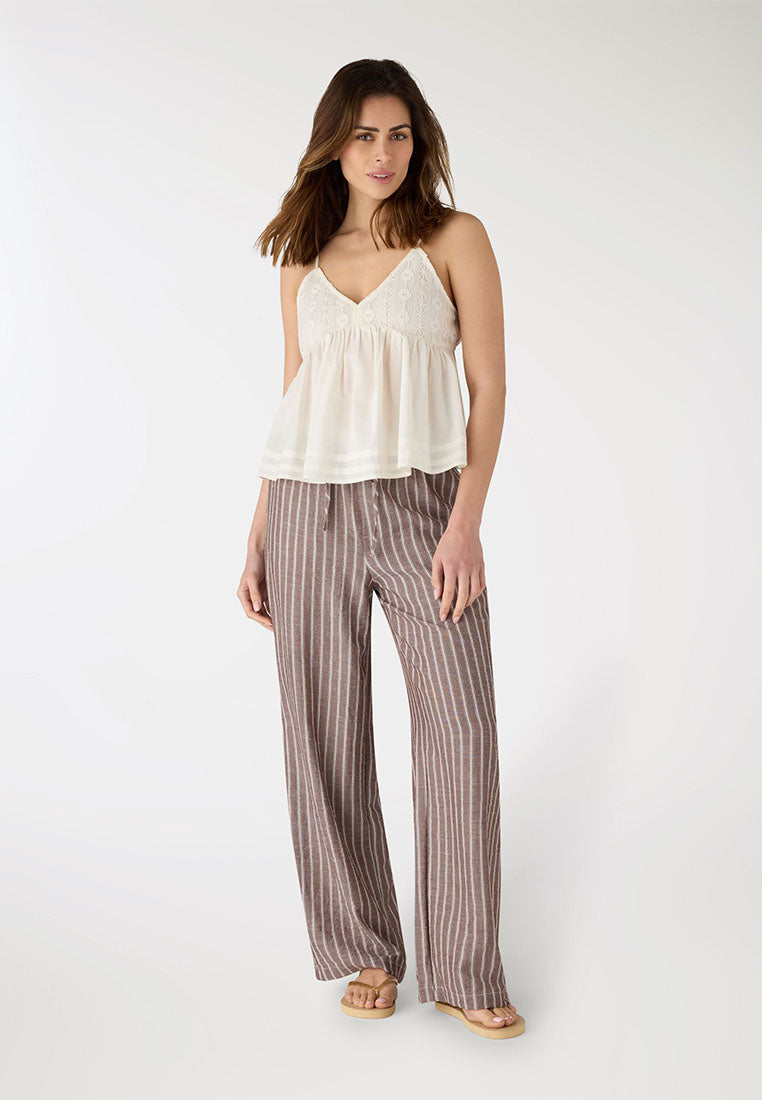 Women's Striped wide leg Trousers