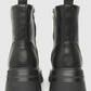 Women's Lace-up boots with side-zip