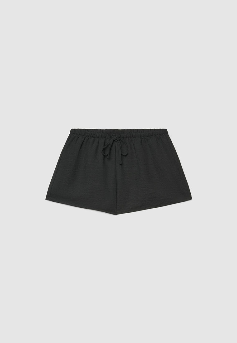 Women's Low Rise Linen Shorts