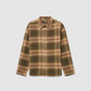 Men's Long-sleeved checked shirt with chest pocket