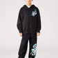Hooded zip-up sweatshirt with bear print for Boys