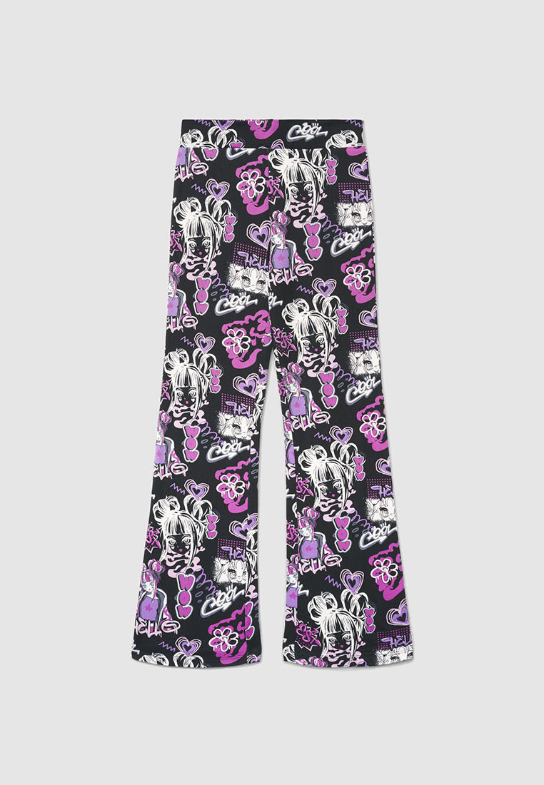 Kids' Y2K Pop Art Leggings for Girls