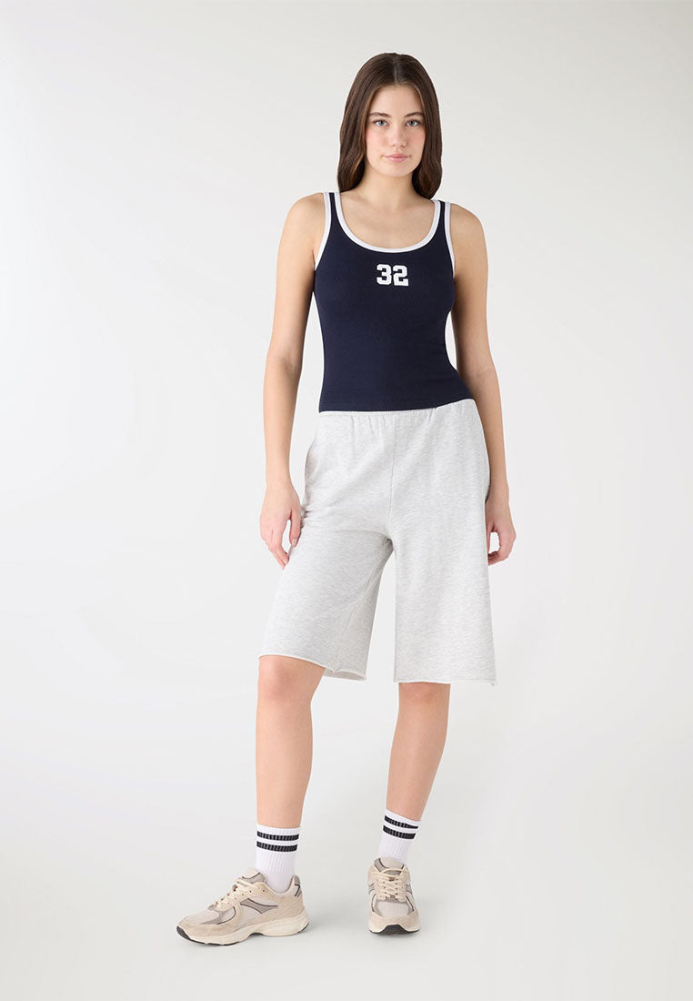 Women's Constracting Trim Tank Top