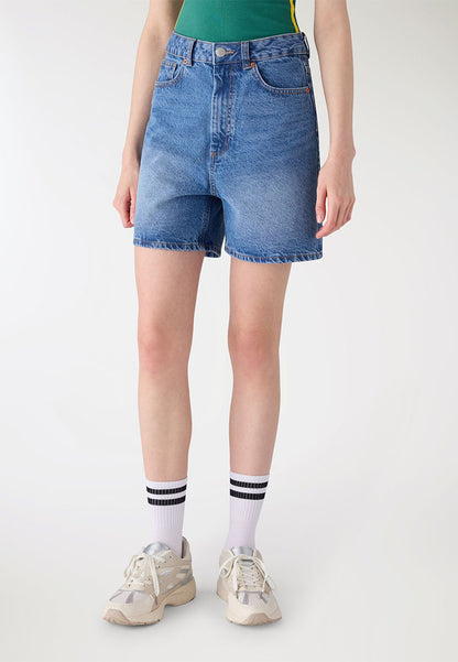 Women's High-waisted Denim Shorts