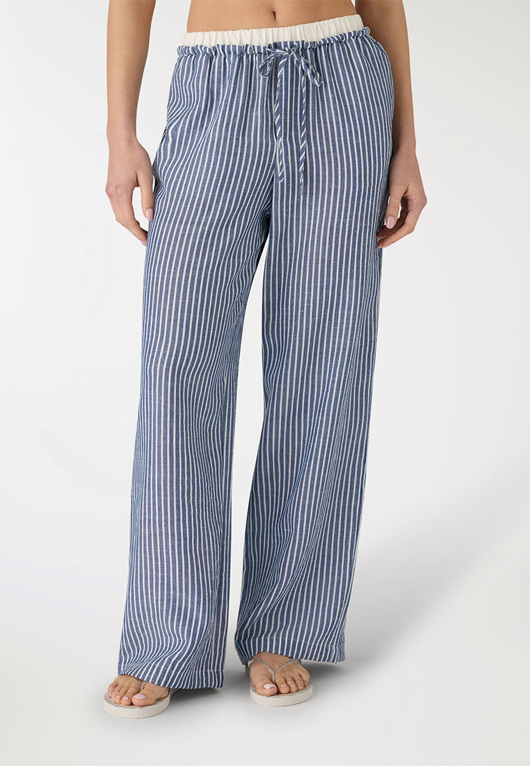 Women's Striped wide leg Trousers
