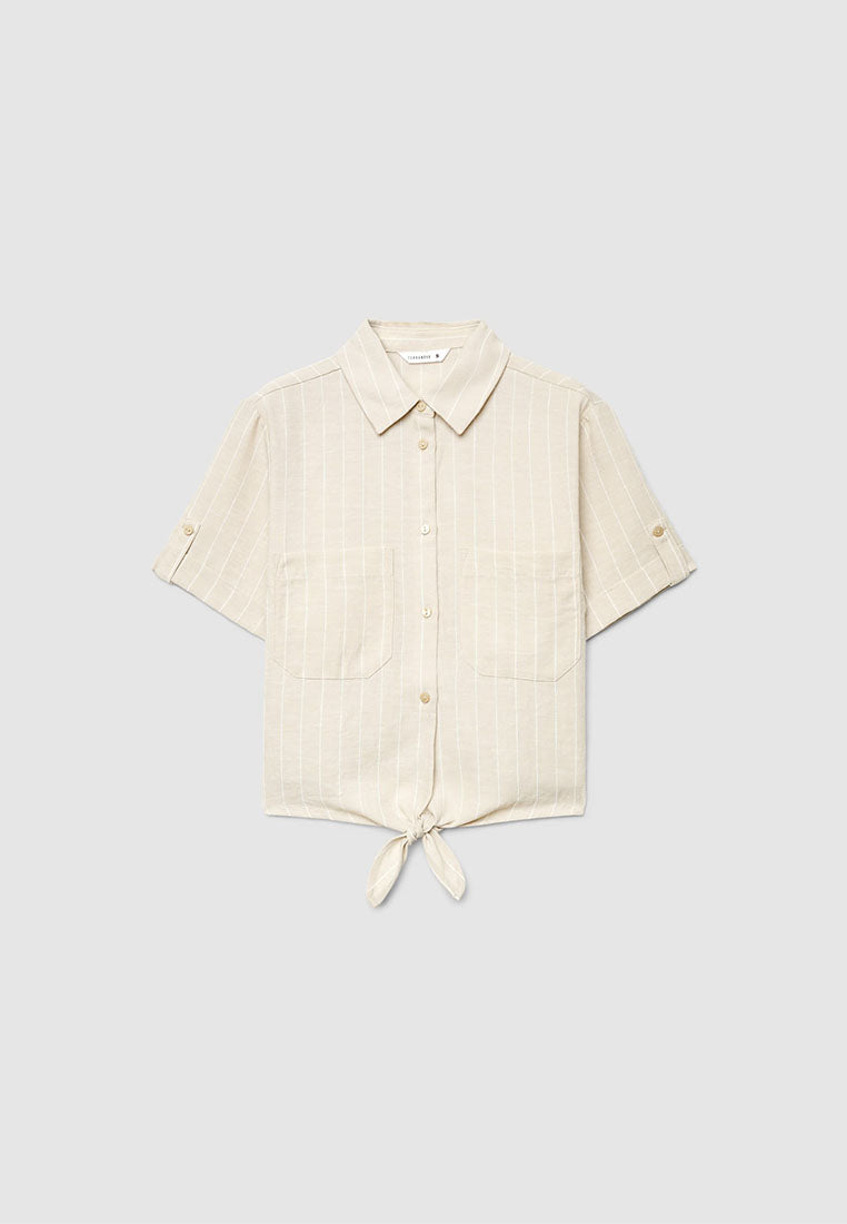 Women's Short Sleeve Patterned Shirt