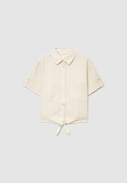 Women's Short Sleeve Patterned Shirt