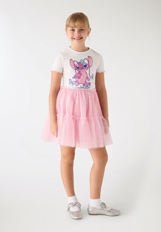 Stitch Print Tulle Tutu Dress