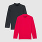 Pack of 2 long-sleeve plain T-shirts for Boys