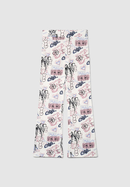 Kids' Y2K Pop Art Leggings for Girls