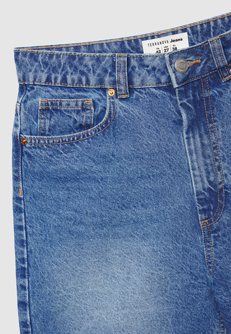 Women's High-waisted Denim Shorts