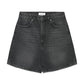 Women's Washed High-Waist Denim Shorts