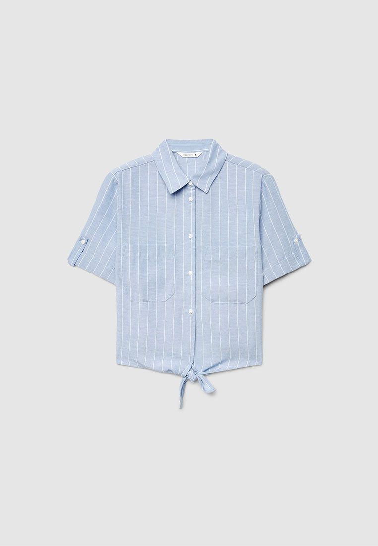 Women's Short Sleeve Patterned Shirt