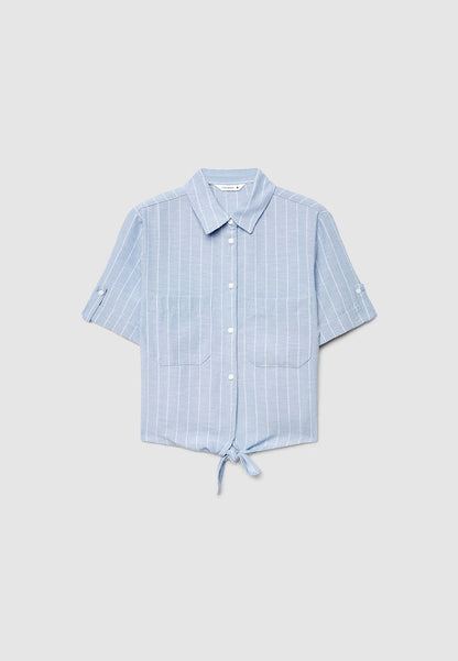 Women's Short Sleeve Patterned Shirt