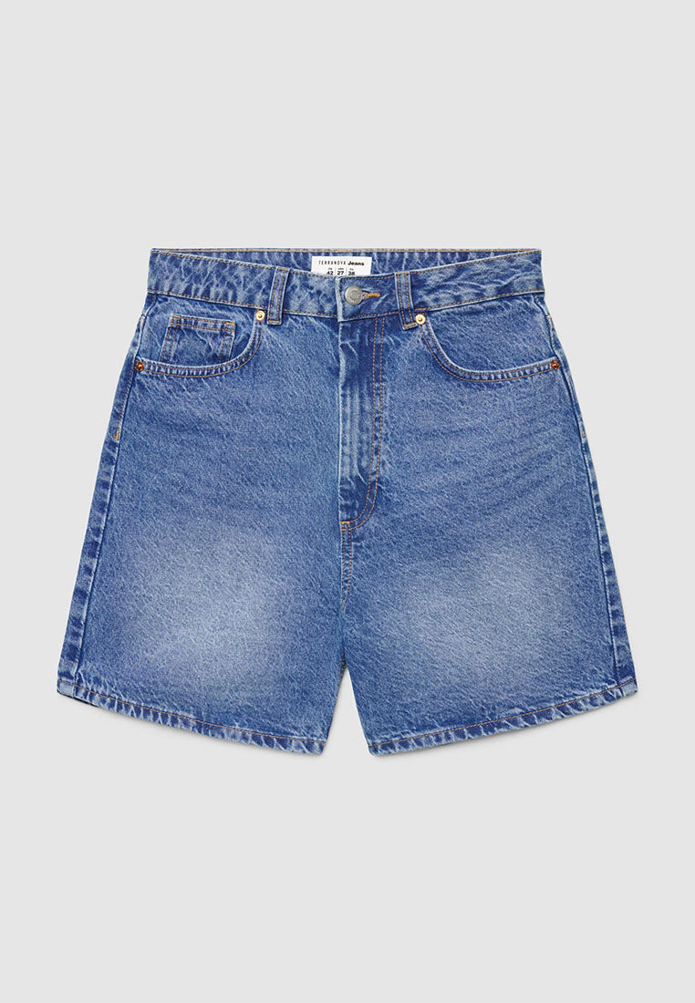 Women's High-waisted Denim Shorts