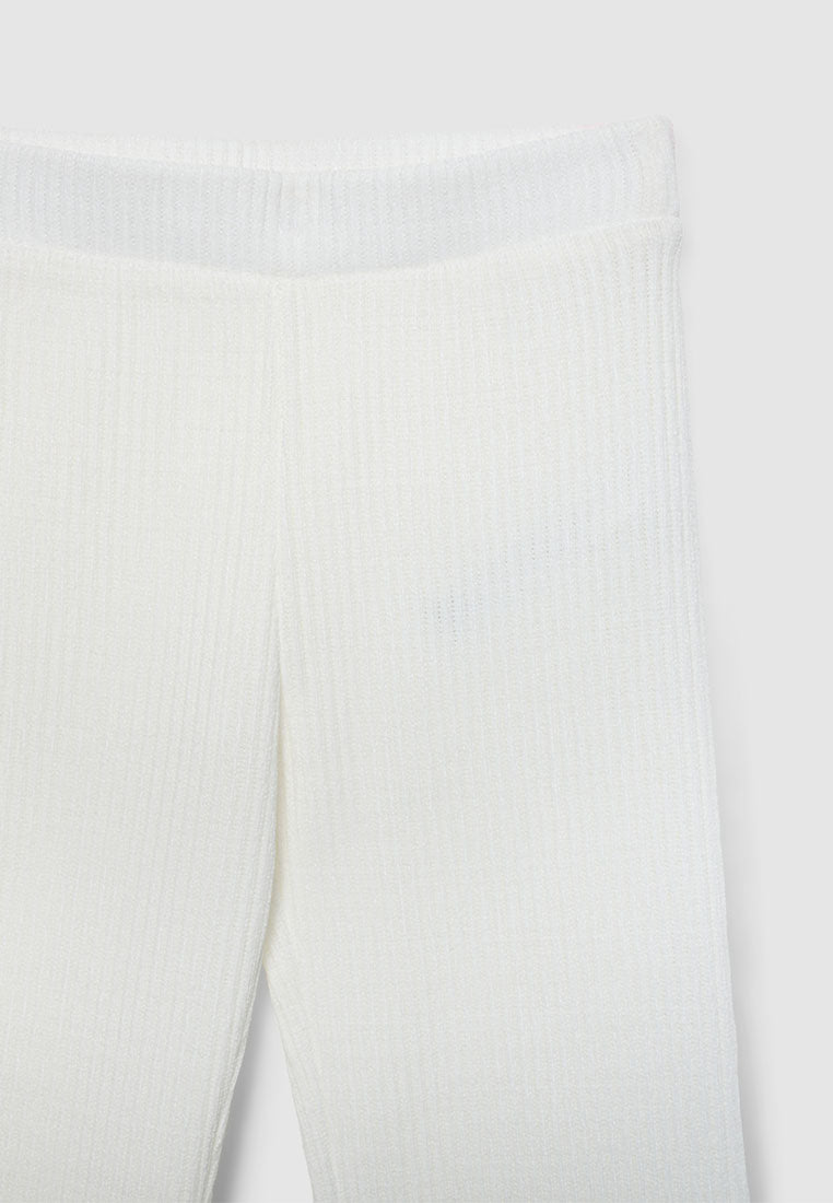Cozy Ribbed Flares leggings for Girls