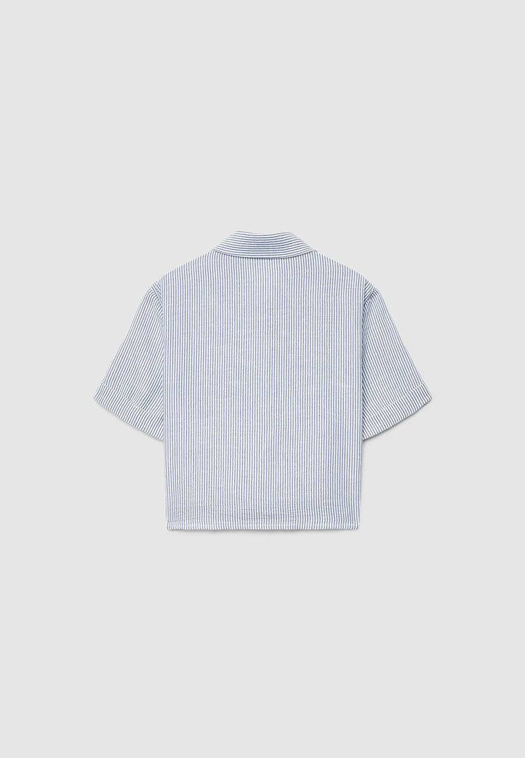 Women's Short Sleeve Patterned Shirt