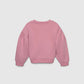 Sweatshirt with print and glitter effect bow for Girls
