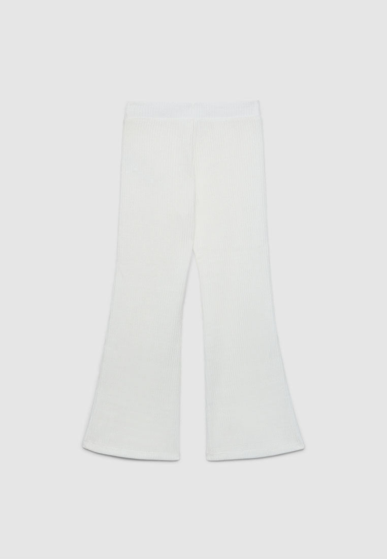 Cozy Ribbed Flares leggings for Girls