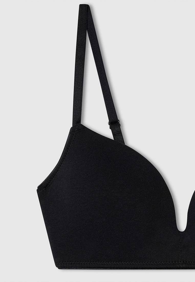 Women's Seamless Plunge Push-Up Bra