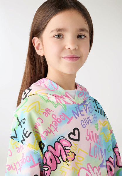 Graffiti Dreams Cropped Hoodie