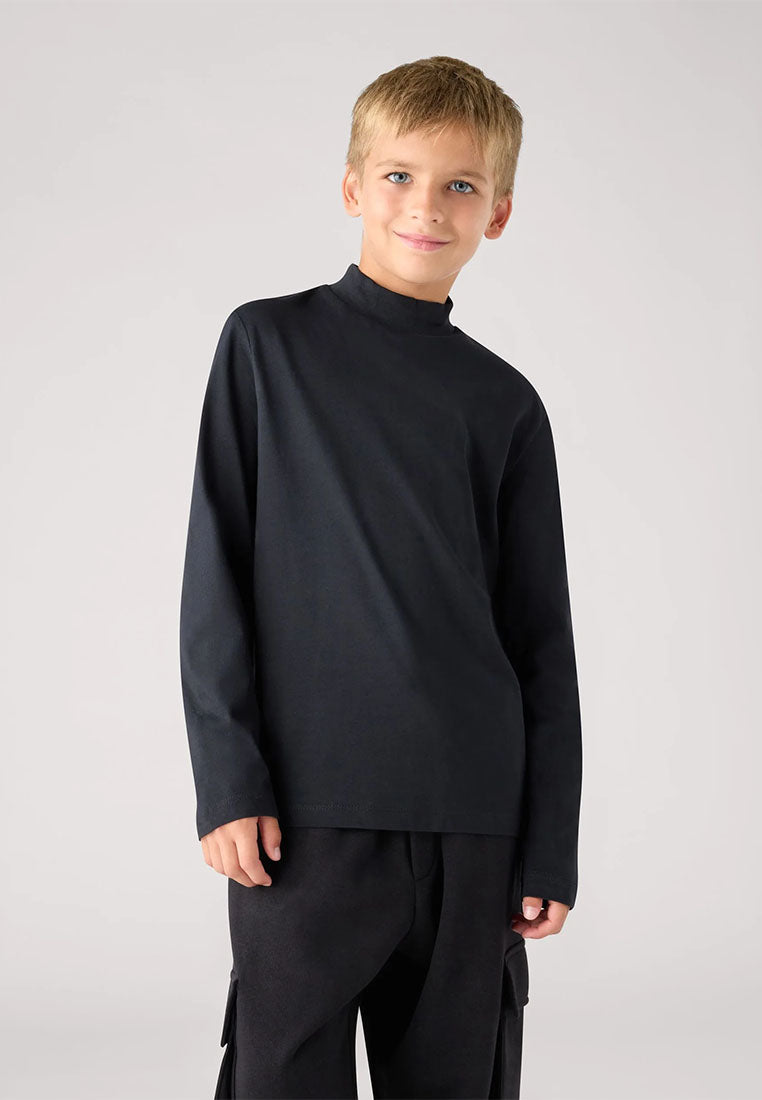 Pack of 2 long-sleeve plain T-shirts for Boys